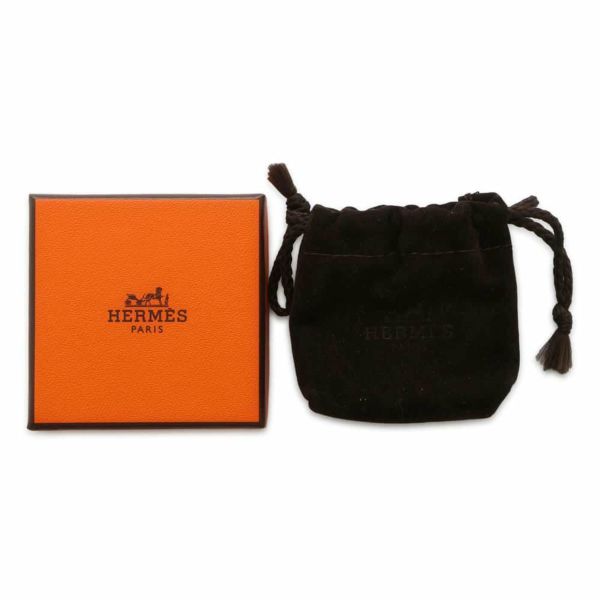 エルメス スカーフリング ゼブラ メタル HERMES アクセサリー 黒