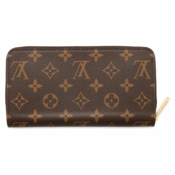 ルイヴィトン 長財布 モノグラム ジッピー・ウォレット M41896 LOUIS VUITTON レッド ラウンドファスナー