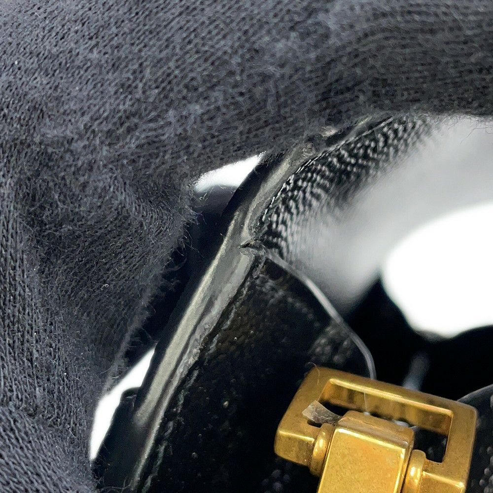 サンローランパリ ハンドバッグ カサンドラ ミニ トップハンドル レザー 623930 2way 黒