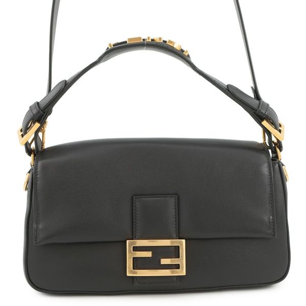 フェンディ ショルダーバッグ ステファノ・ピラーティコラボ バゲット ナッパレザー 8BR822 FENDI 2way 黒