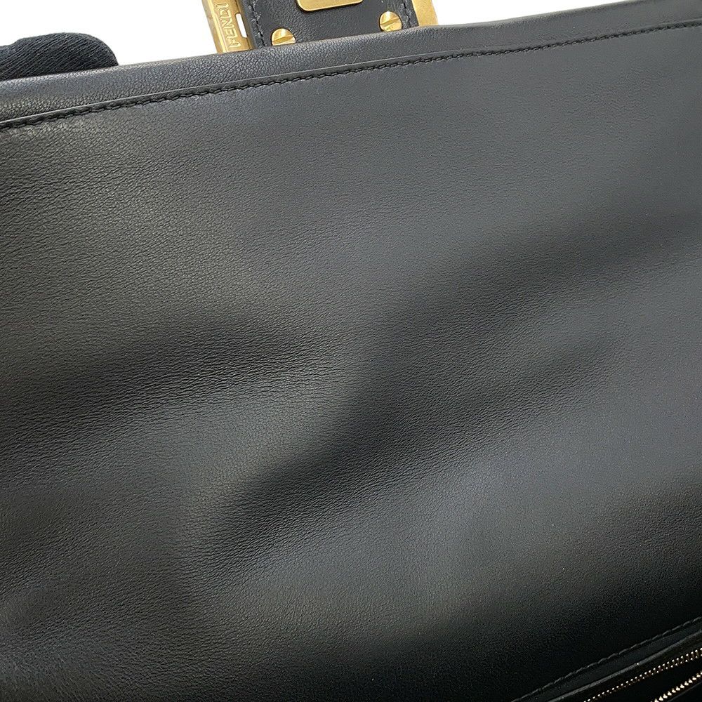 フェンディ ショルダーバッグ ステファノ・ピラーティコラボ バゲット ナッパレザー 8BR822 FENDI 2way 黒