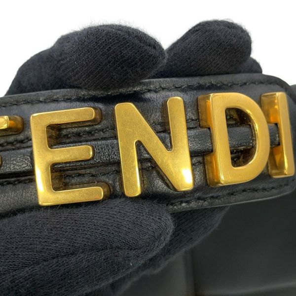 フェンディ ショルダーバッグ ステファノ・ピラーティコラボ バゲット ナッパレザー 8BR822 FENDI 2way 黒