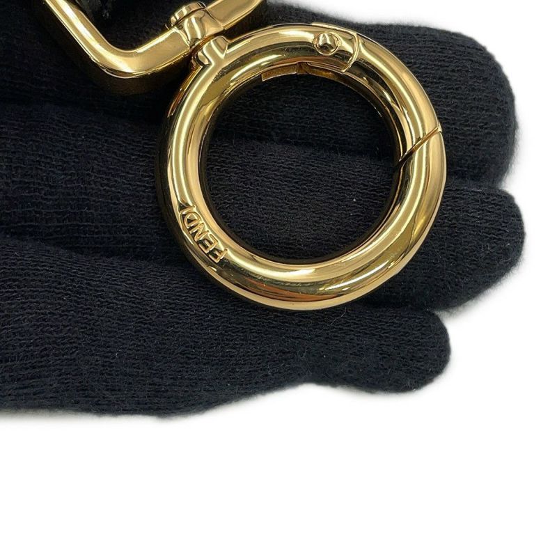 フェンディ ハンドバッグ セレリア ピーカブー アイシーユー ISEEU 編み込み スモール 8BN327 2way 黒 ファミリーセール品