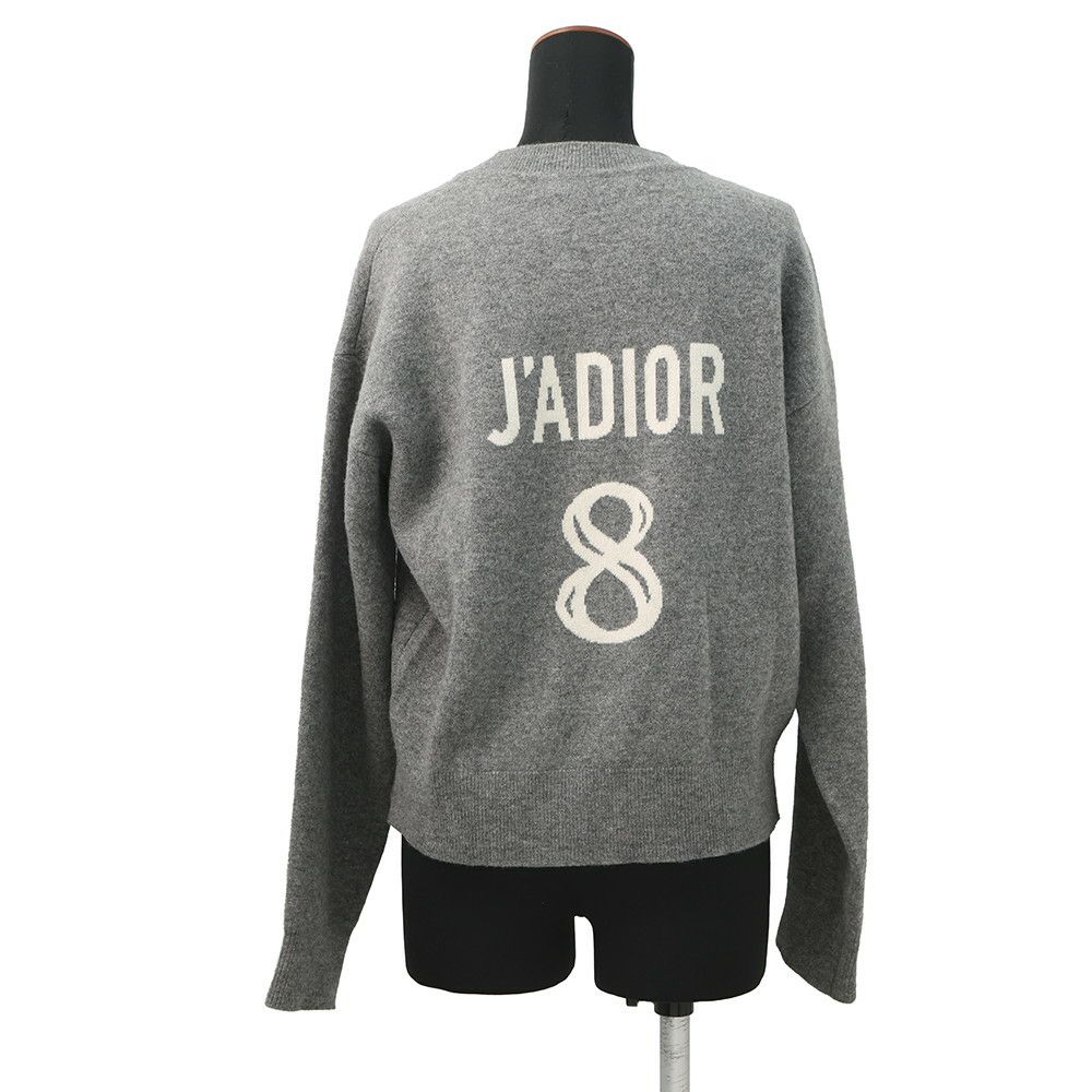 クリスチャン・ディオール ニット J‘Adior 8 ボクシーセーター カシミヤ レディースサイズ36 924S55AM009 トップス
