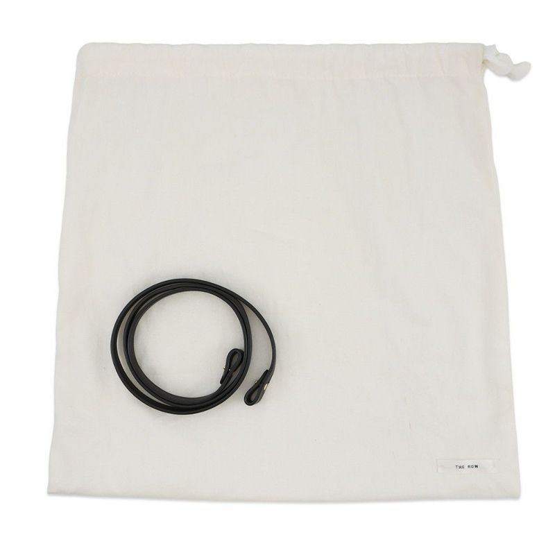 ザ ロウ ハンドバッグ マルゴー10 レザー THE ROW 2way 黒