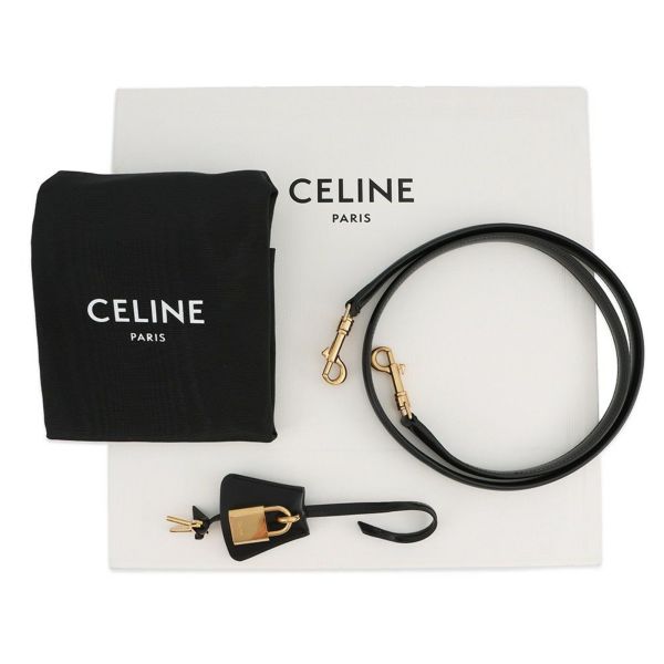 セリーヌ ハンドバッグ 16 セーズ カーフレザー 188003 CELINE 2way 黒