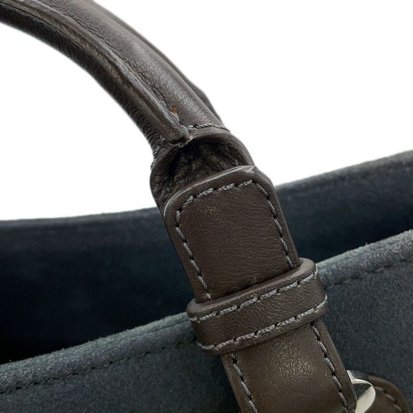 ロエベ ハンドバッグ アナグラム カモッシオ スエード レザー LOEWE