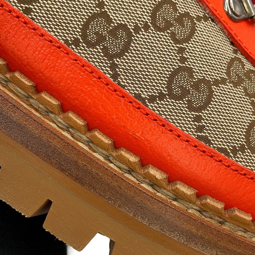 グッチ ブーツ ノースフェイスコラボ トレッキングブーツ GGキャンバス メンズサイズ10 679914 GUCCI 靴 NORTH FACE