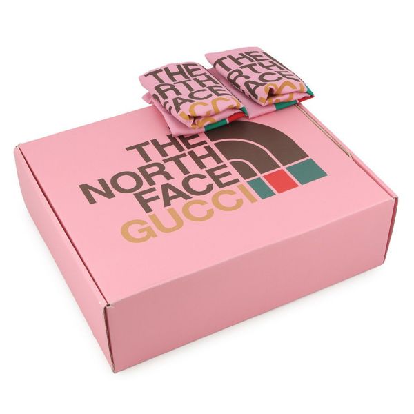 グッチ ブーツ ノースフェイスコラボ トレッキングブーツ GGキャンバス メンズサイズ10 679914 GUCCI 靴 NORTH FACE