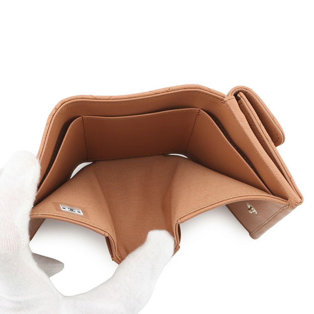 シャネル 三つ折り財布 マトラッセ ココマーク クラシック スモール フラップ ウォレット AP0230 CHANEL