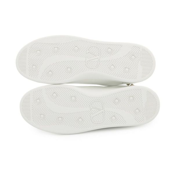 ヴァレンティノ スニーカー パンチング ロゴ メンズサイズ41 TZM20W2 靴 白