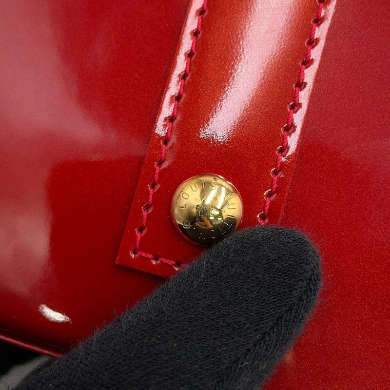 ルイヴィトン ハンドバッグ モノグラム・ヴェルニ アルマBB M91593 LOUIS VUITTON 2way レッド