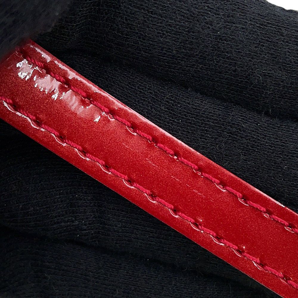 ルイヴィトン ハンドバッグ モノグラム・ヴェルニ アルマBB M91593 LOUIS VUITTON 2way レッド
