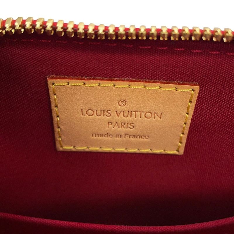 ルイヴィトン ハンドバッグ モノグラム・ヴェルニ アルマBB M91593 LOUIS VUITTON 2way レッド