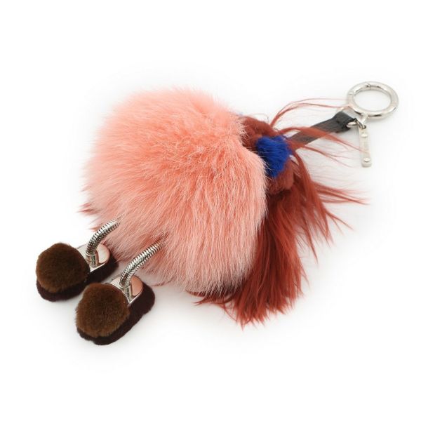 フェンディ バッグチャーム フェンディワンダーズ バグズ モンスター ミンクファー 7AR556 FENDI