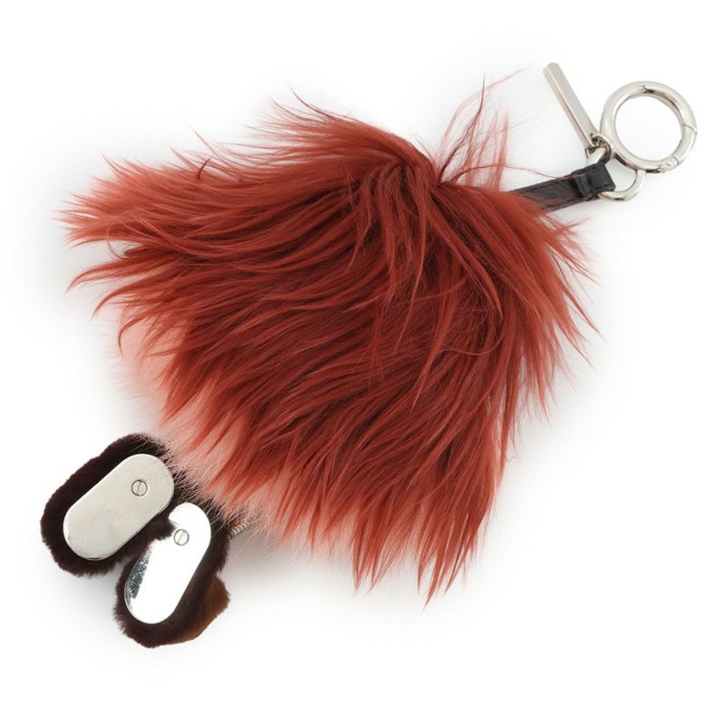 フェンディ バッグチャーム フェンディワンダーズ バグズ モンスター ミンクファー 7AR556 FENDI
