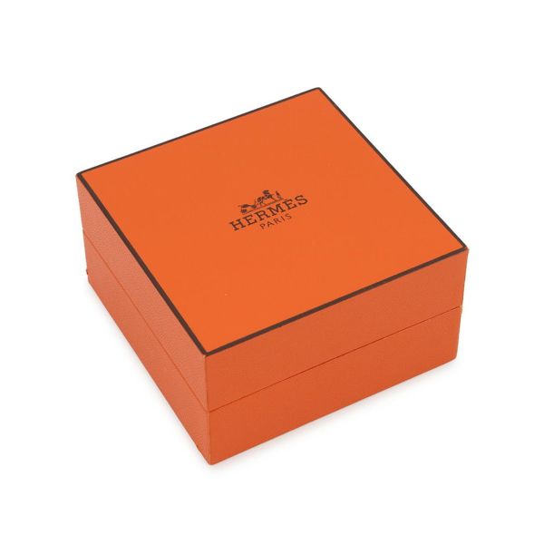 エルメス ピアス アスドゥクール ハート ブラック/ゴールド金具 メタル/レザー Z刻印 HERMES アクセサリー 黒