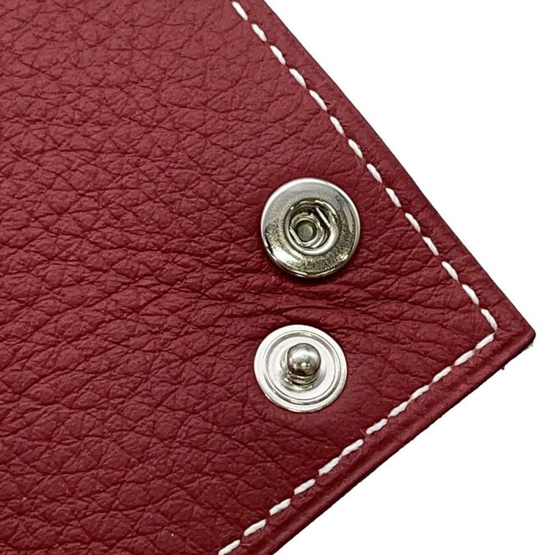 エルメス トレイ ヴィド・ポッシュ ミニ オレンジ/ルージュアッシュ/シルバー金具 フェルト/トリヨンクレマンス