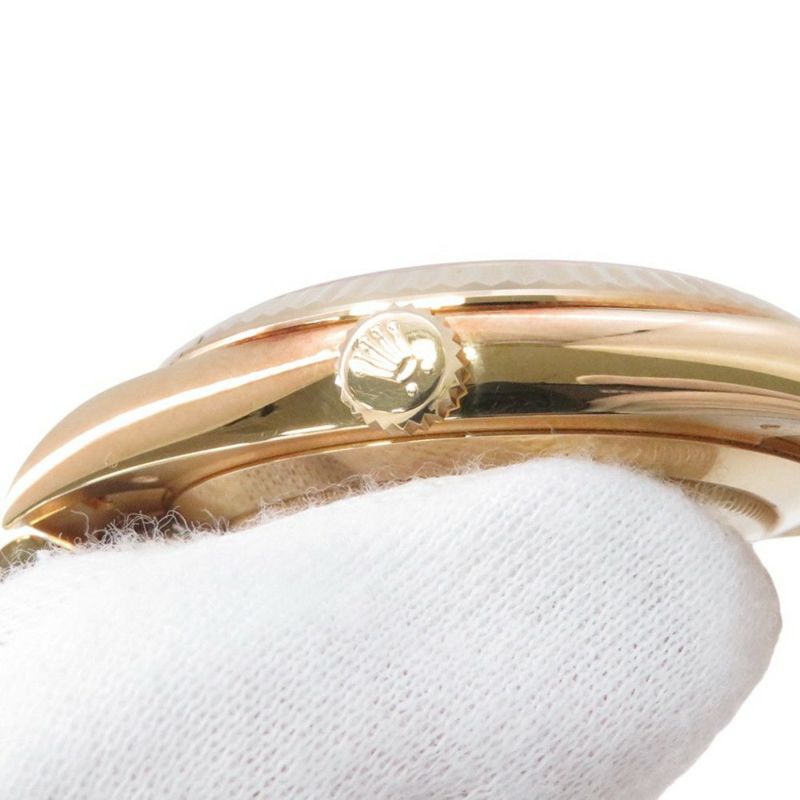 ロレックス デイデイト40 K18YG イエローゴールド 10Pダイヤ 228238A ROLEX 腕時計 黒文字盤