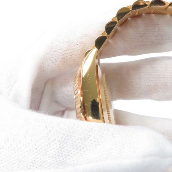 ロレックス デイデイト40 K18YG イエローゴールド 10Pダイヤ 228238A ROLEX 腕時計 黒文字盤