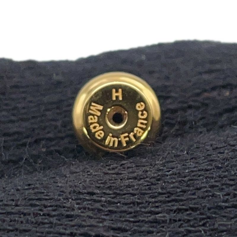 エルメス ピアス ミニ・ポップアッシュ ロカバール ギャラクシー/ゴールド金具 HERMES Pop H ポップH 黒