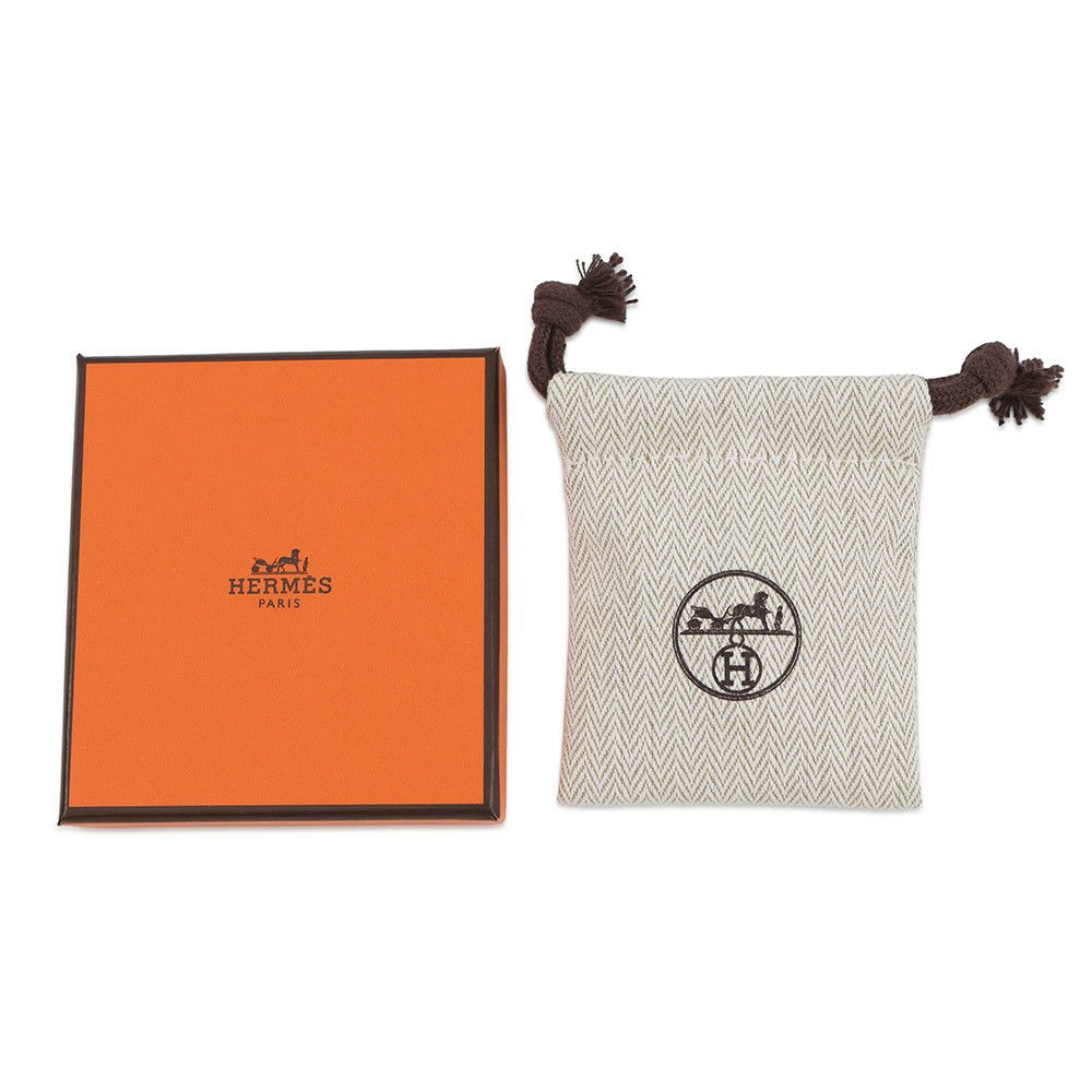 エルメス ピアス ミニ・ポップアッシュ ロカバール ギャラクシー/ゴールド金具 HERMES Pop H ポップH 黒
