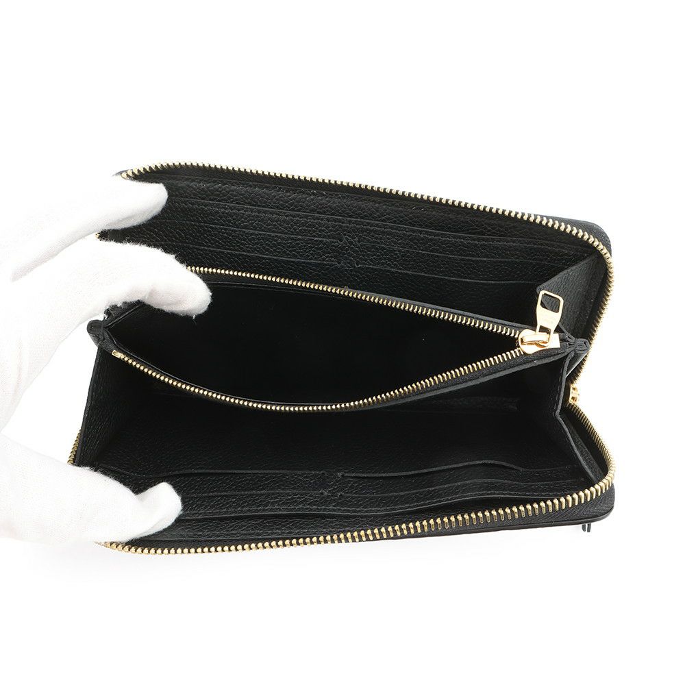 ルイヴィトン 長財布 モノグラム・アンプラント ポルトフォイユ・クレマンス M60171 LOUIS VUITTON 財布 ブラック 黒