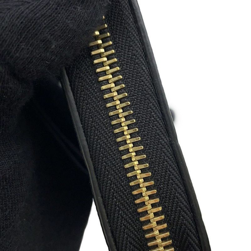 ルイヴィトン 長財布 モノグラム・アンプラント ジッピーウォレット M61864 LOUIS VUITTON 黒 ブラック