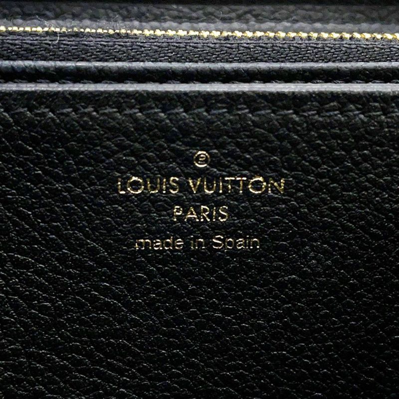 ルイヴィトン 長財布 モノグラム・アンプラント ジッピーウォレット M61864 LOUIS VUITTON 黒 ブラック