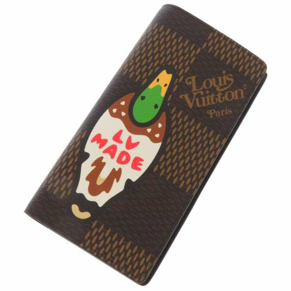 ルイヴィトン 長財布 ダミエ・ジャイアント ポルトフォイユ・ブラザ N60393 LOUIS VUITTON ヴィトン 財布