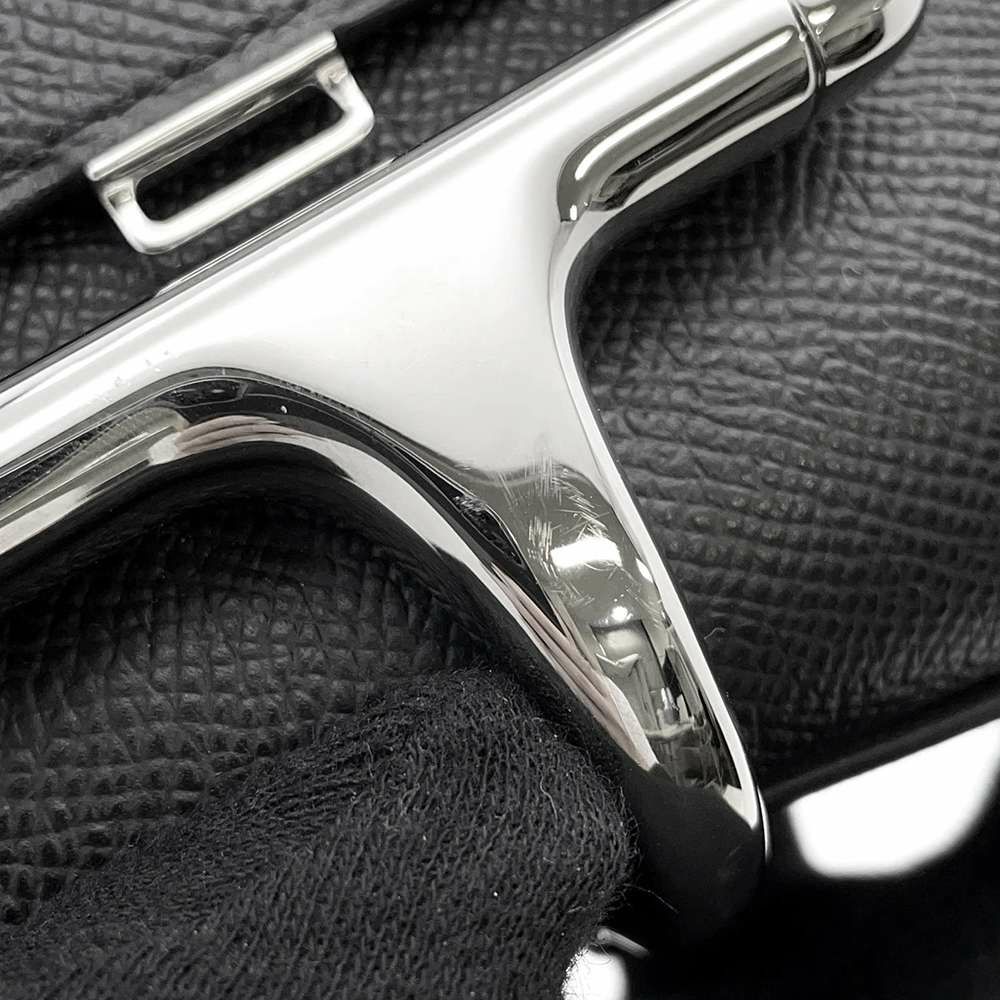エルメス デッラ・カヴァッレリア ミニ ブラック/シルバー金具 エプソン Z刻印 HERMES 黒