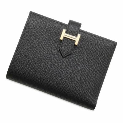 エルメス 長財布 ベアンスフレ ブラック/シルバー金具 エプソン W刻印 HERMES 財布 黒 | 中古・新品ブランド販売ギャラリーレア公式通販