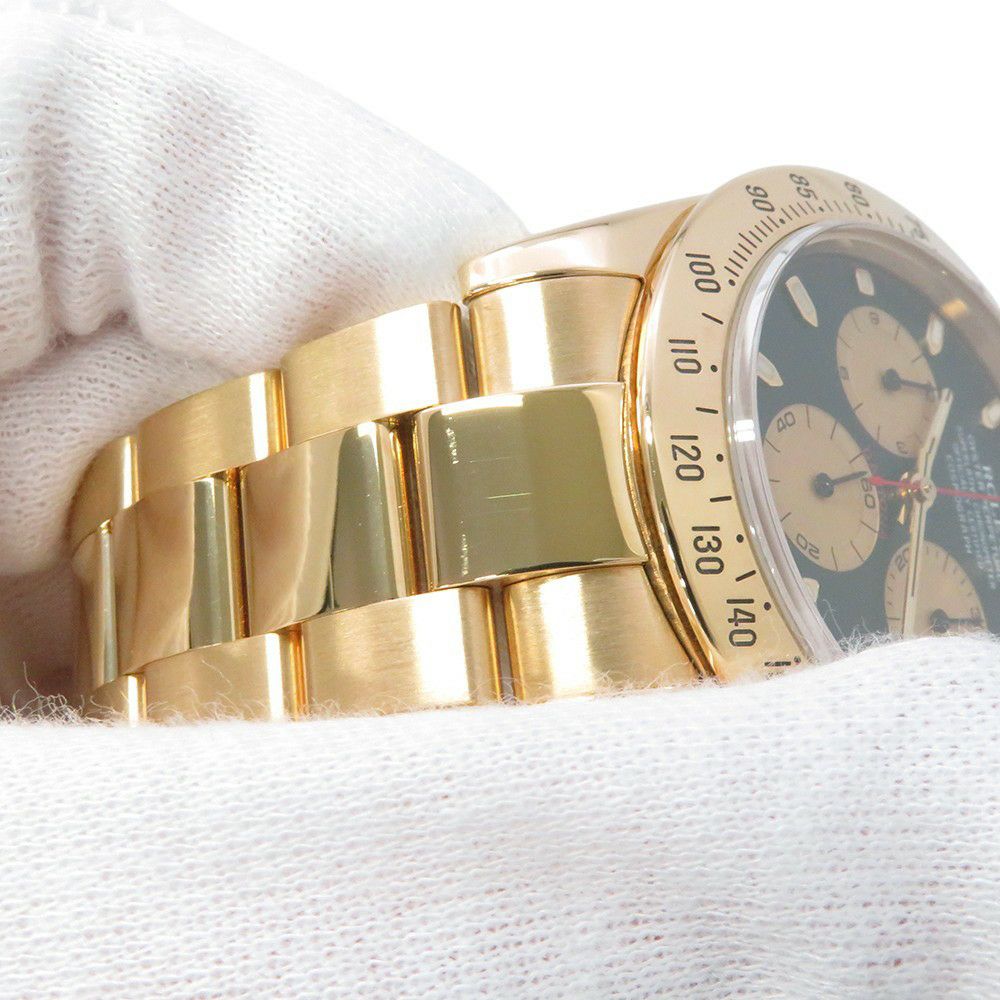 ロレックス コスモグラフ デイトナ F番 K18イエローゴルド 116528 ROLEX 腕時計 ウォッチ 黒文字盤