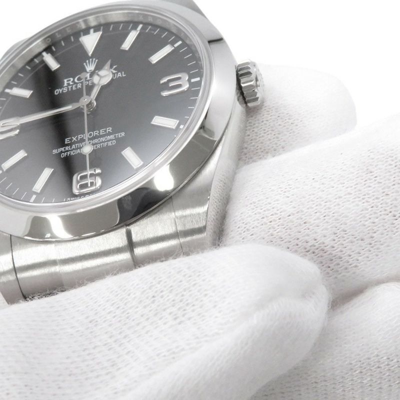 ロレックス エクスプローラー1 ランダムシリアル ルーレット 214270 ROLEX 腕時計 ウォッチ 黒文字盤