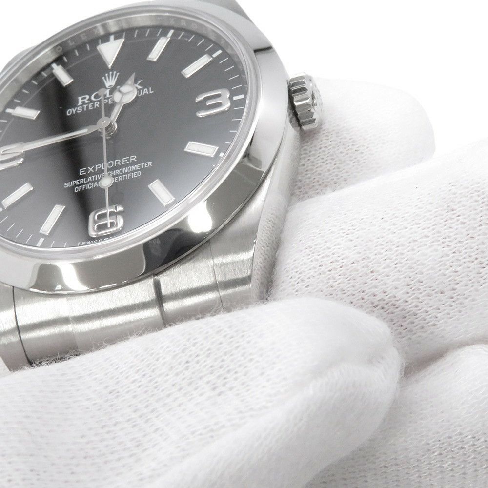ロレックス エクスプローラー1 ランダムシリアル ルーレット 214270 ROLEX 腕時計 ウォッチ 黒文字盤