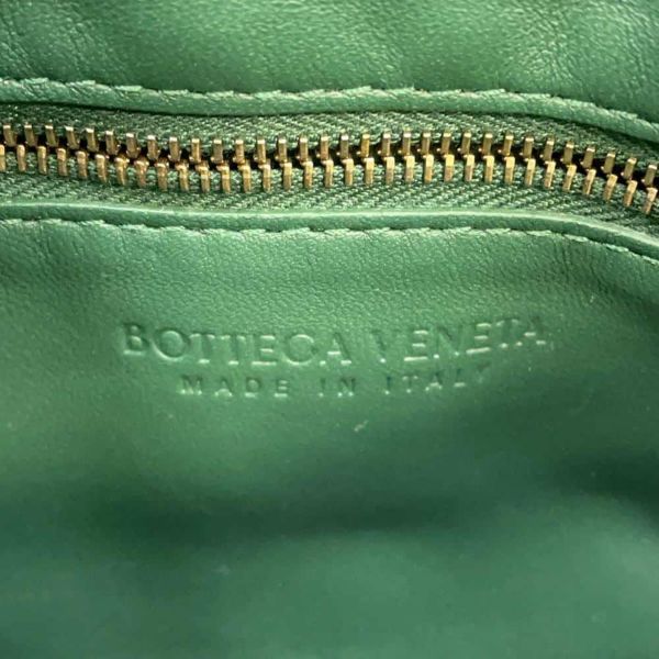 ボッテガヴェネタ ショルダーバッグ イントレチャート パデッド カセット レザー 591970 BOTTEGA VENETA グリーン