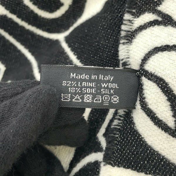 【リバーシブルで使える★】CHANEL マフラー ココマーク リバーシブル仕様♪】CHANEL マフラー ココマーク モノトーン