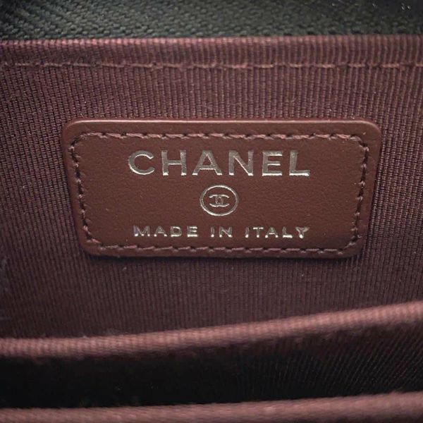 シャネル コインケース クラシック ジップ コインパース マトラッセ ココマーク キャビアスキン AP0216 CHANEL 黒