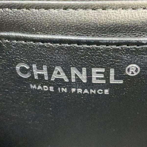 シャネル チェーンショルダーバッグ ミニ マトラッセ ココマーク ラムスキン A69900 CHANEL フラップ 黒