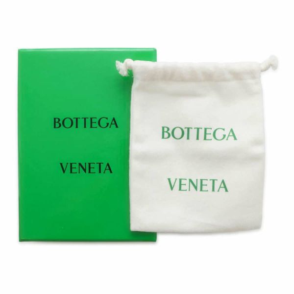 ボッテガヴェネタ 二つ折り財布 イントレチャート スモールカセット 二つ折りファスナーウォレット BOTTEGA VENETA 財布 グリーン