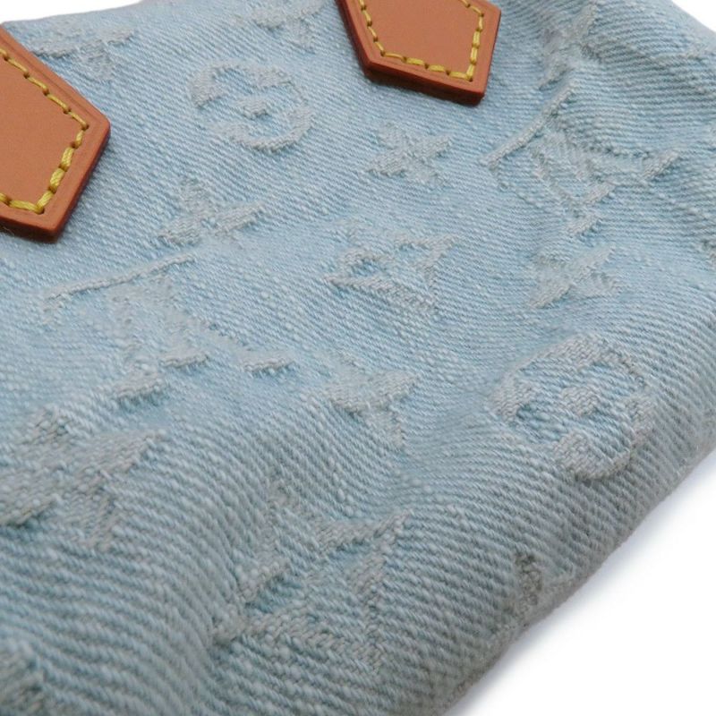 ルイヴィトン ハンドバッグ モノグラム・デニム ナノ・スピーディ M11212 LOUIS VUITTON ヴィトン 2way ショルダーバッグ