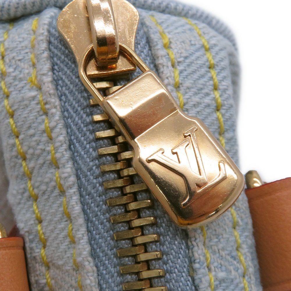 ルイヴィトン ハンドバッグ モノグラム・デニム ナノ・スピーディ M11212 LOUIS VUITTON ヴィトン 2way ショルダーバッグ