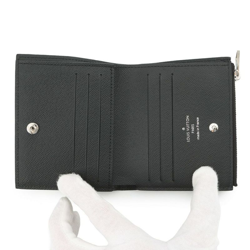 ルイヴィトン 二つ折り財布 ダミエグラフィット ポルトフォイユ・スマート N64021 LOUIS VUITTON メンズ 黒