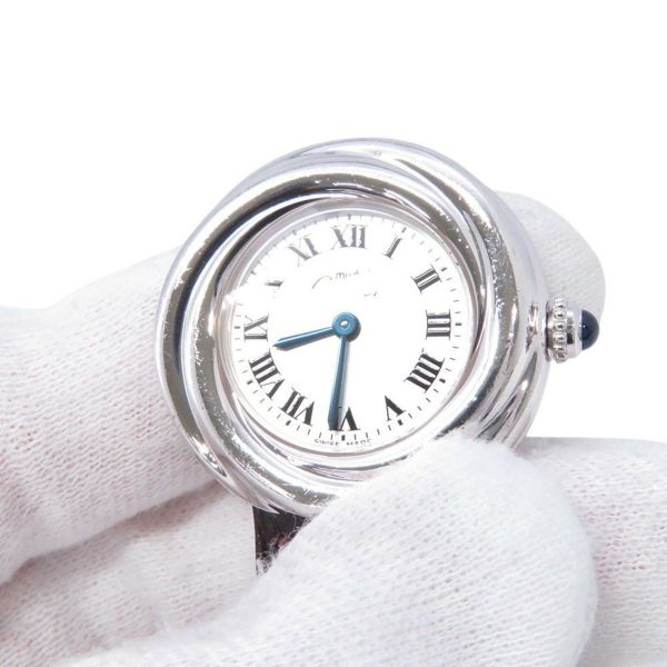 カルティエ トリニティ W1014945 Cartier 腕時計 シルバー文字盤 クォーツ