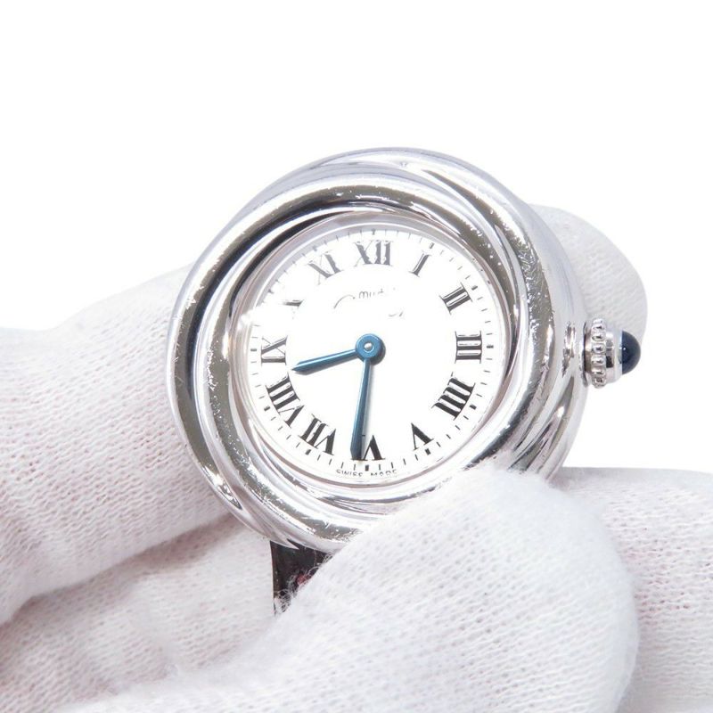 カルティエ トリニティ W1014945 Cartier 腕時計 シルバー文字盤 クォーツ