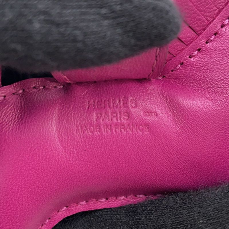 エルメス バッグチャーム ロデオ PM タッチ ローズパープル ラムスキン/リザード U刻印