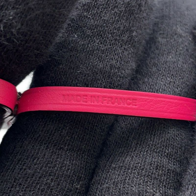 エルメス バッグチャーム ショッパー サックオランジュ ローズメキシコ ラムスキン Y刻印 HERMES 2020年秋冬限定