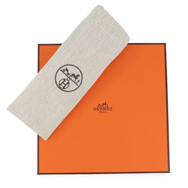 エルメス ショルダーストラップ バンドリエール サングル コルダージュ ゴールド/アイボリー/シルバー金具 K刻印