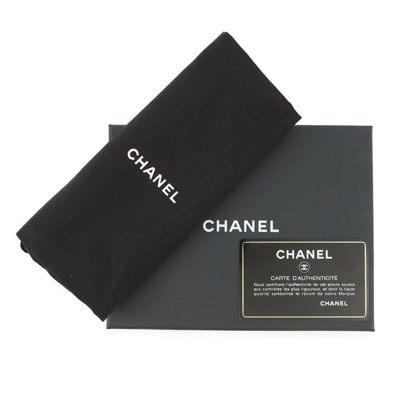 シャネル チェーンウォレット マトラッセ ココマーク フラップ コインパース ラムスキン AP2200 CHANEL 財布 黒