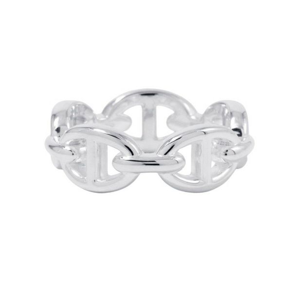 エルメス リング シェーヌダンクル アンシェネPM Enchainee SV925シルバー リングサイズ53 HERMES ジュエリー